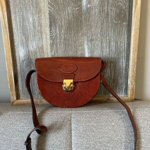 Brown Leather Crossbody Bag